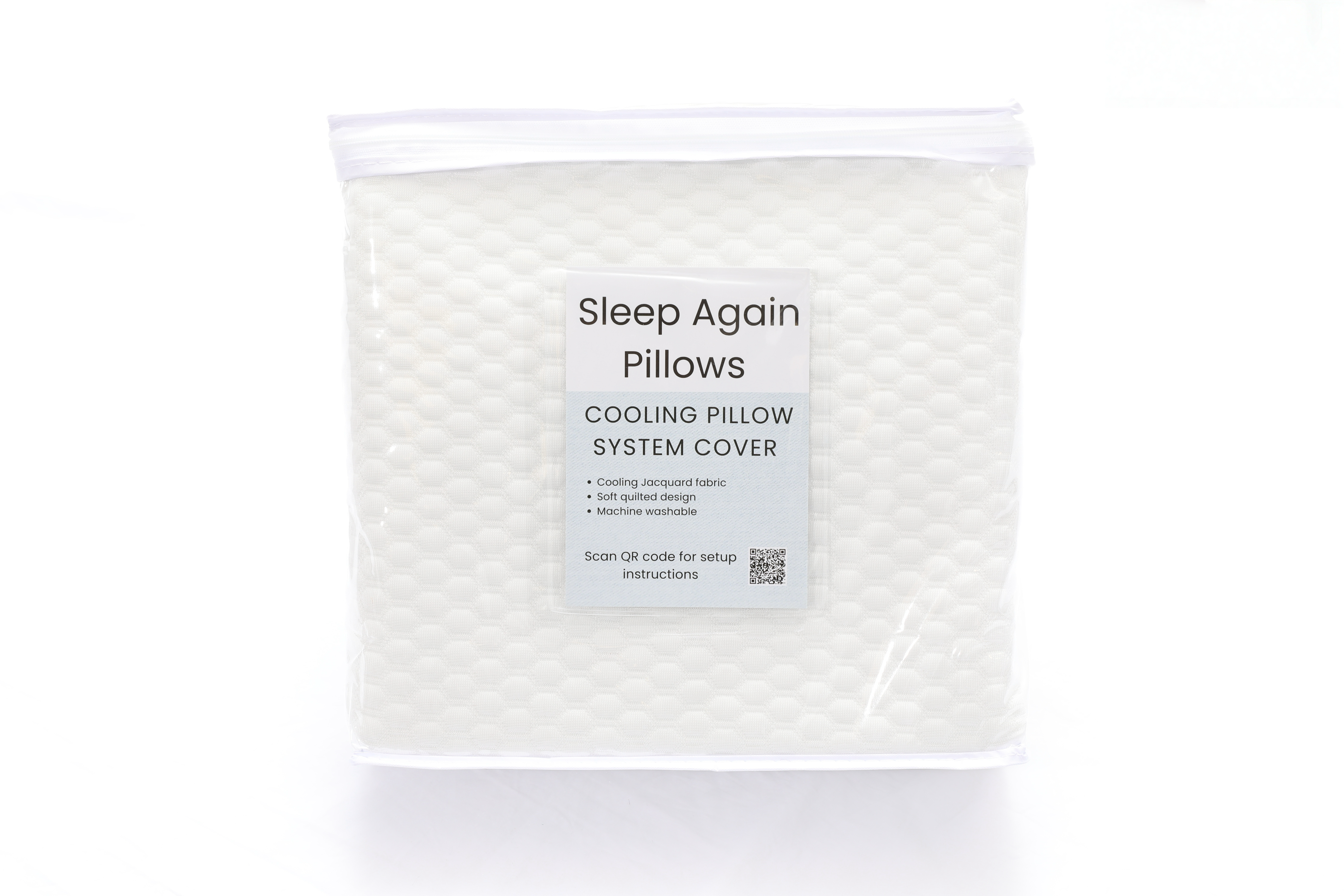 Cooling Fitted Sheet for the Sleep Again Pillow System