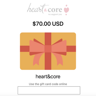 eGift Card for heart&core Post-Surgical Bras