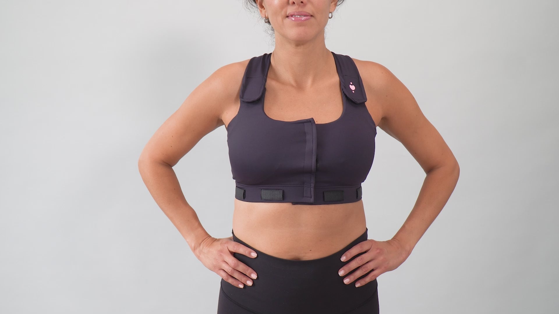 Load video: Larissa Post-Surgical Bra